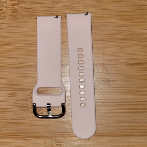 GEAK 3 Pack 20mm Silicone Watch Bands Small Black/Fuchsia/Sand Pink - Picture 4 of 7